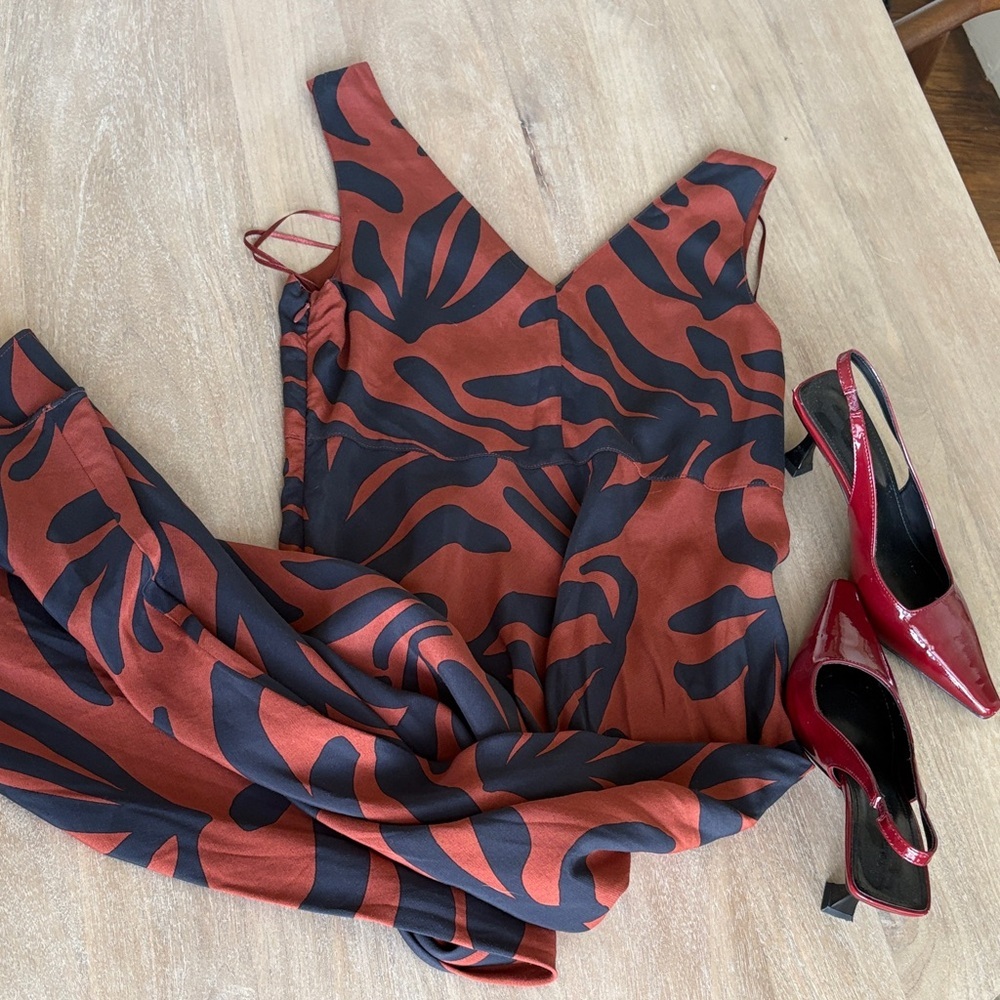 Hawaiian print Maxi Dress - Picture 3 of 7